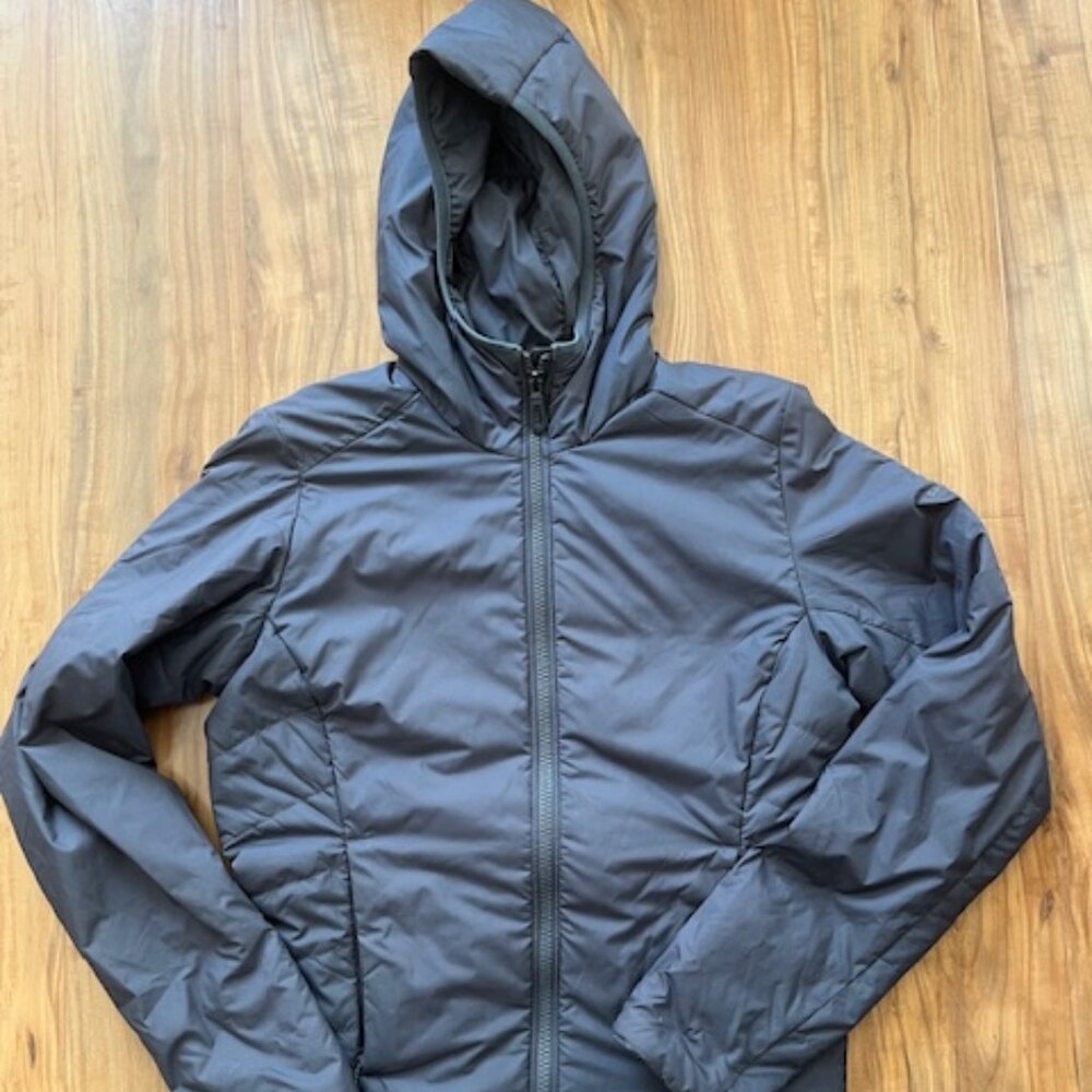 Salomon Grey Lightweight Puffer Jacket